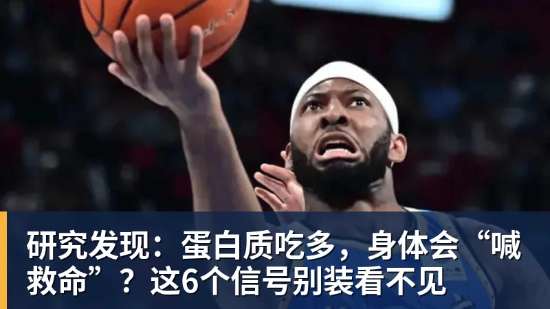 研究发现：蛋白质吃多，身体会“喊救命”？这6个信号别装看不见